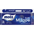 Miniatyrbild 4 av 10: Mola Milove toalettpapper 3-lagers, 10 st.