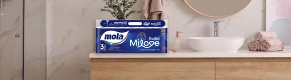 Mola Milove toalettpapper 3-lagers, 10 st.
