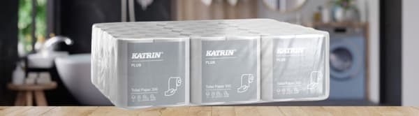 Katrin toalettpapper, 300 ark, 3w, 60 st.