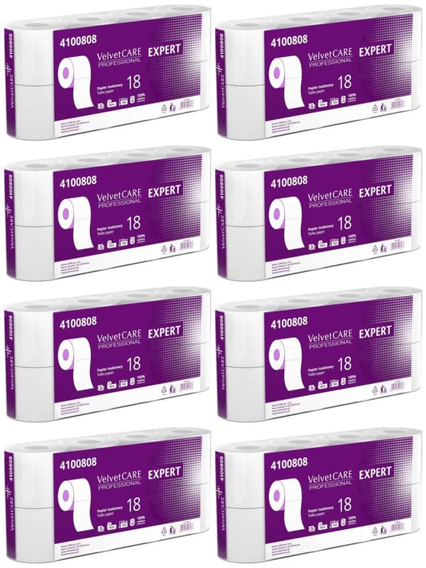 Fløjlspleje - Toiletpapir 18 Ekspert a'8