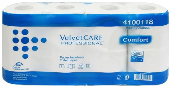 Fløjlspleje - Toiletpapir 15 Comfort a'8