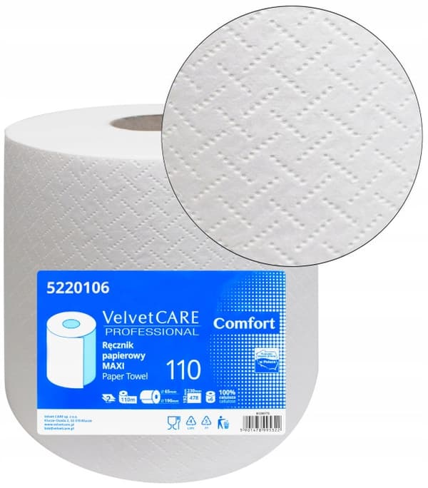 Fløjlspleje - MAXI håndklæde cellulose a'6