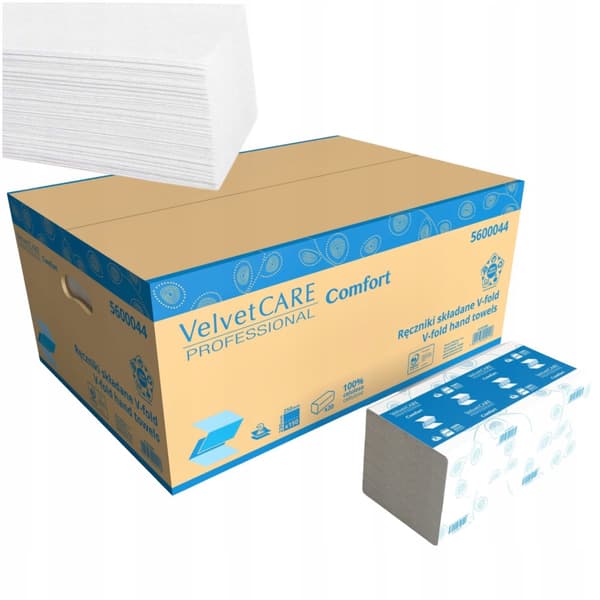 Velvet Care - ZZ a'3000 håndklæder cellulose 2w
