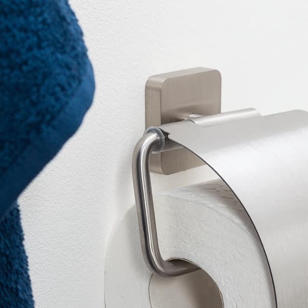 Tiger toiletpapirholder med låg Onu rustfrit stål