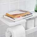 Pikkukuva 7 / 8: SoBuy Kylpyhuone seinähylly Wc-harja ja pidike FRG175-W