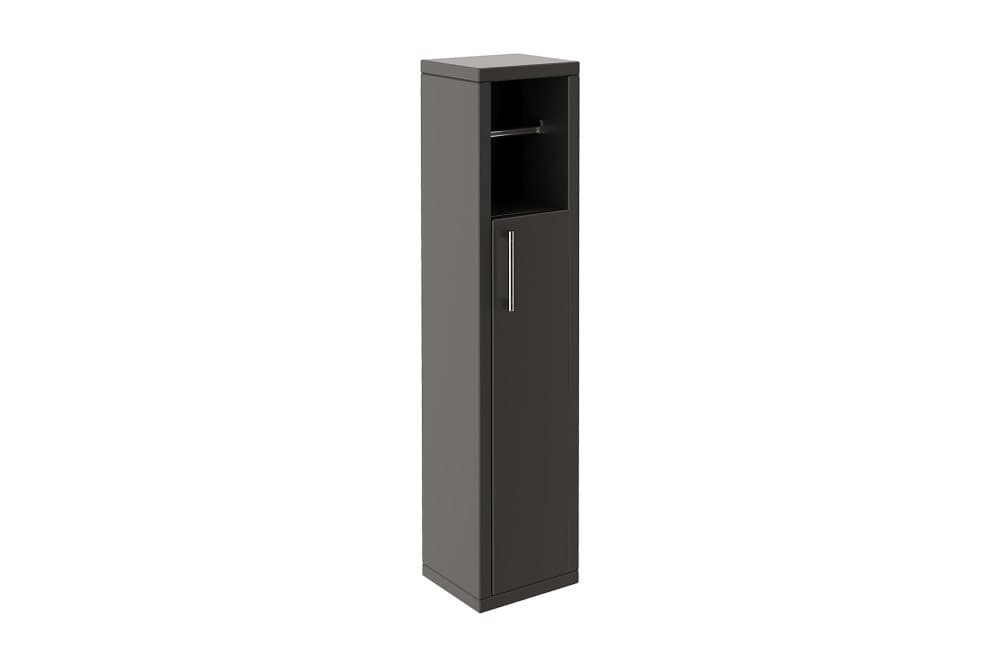 SEEBEN Badrumsförvaring 15x70 cm 3 Hyllor Antracit