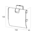 Miniatyrbilde 3 av 6: Tiger Dock toalettrullholder med lokk