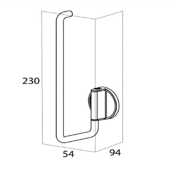 Tiger Tune reserverullholder selvklebende