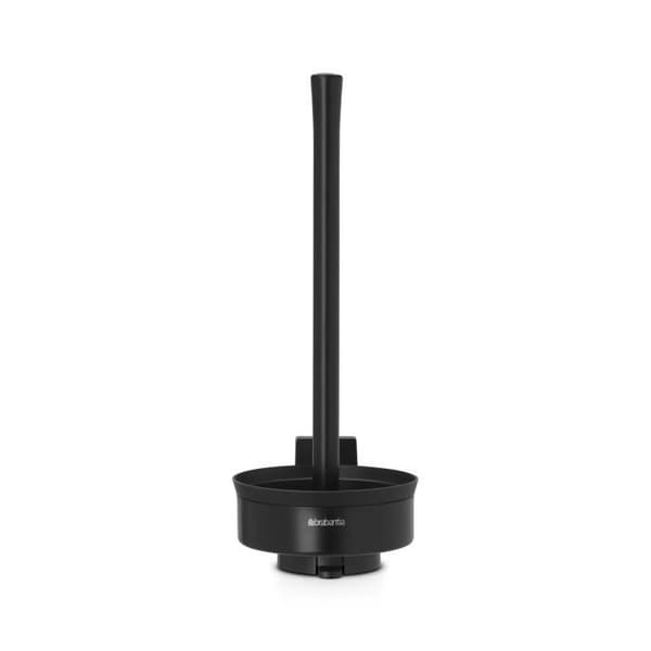 Toalettpappersdispenser - BRABANTIA - Profil - Svart - Stål och plast - Höjd 39 cm