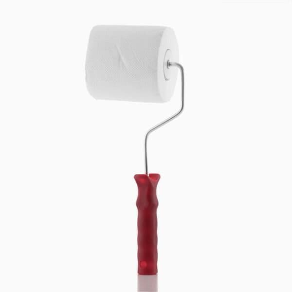 Toalettpapper med målarrulle - Rolig och ovanlig present toalettpappersdekoration