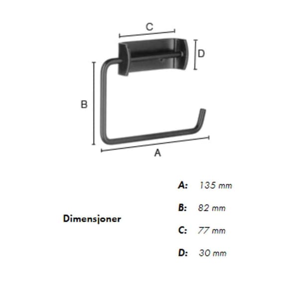 Beslagsboden Toalettpapirholder B441