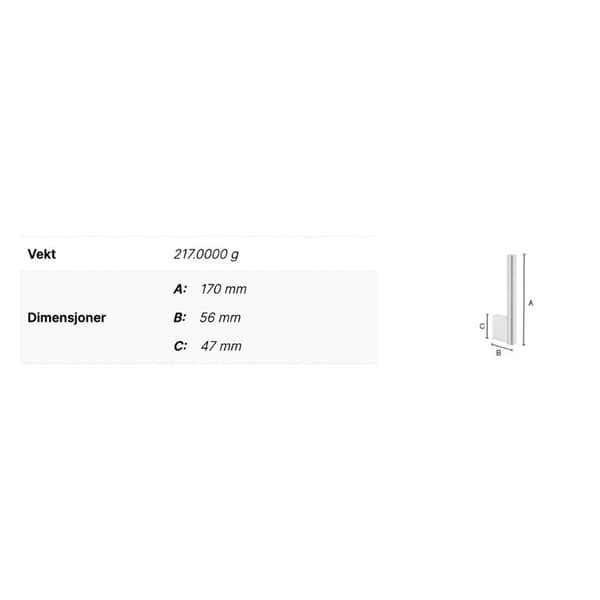 Smedbo Air AK320 Reserverullholder