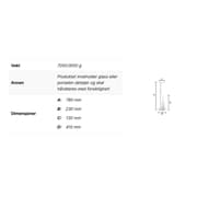 Smedbo FK312P Toalettpapirholder/Børste