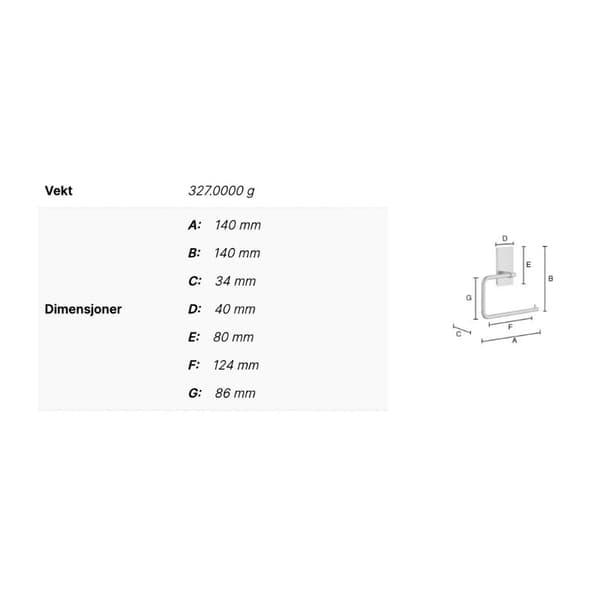 Smedbo Pool  ZK341 Toalettpapirholder