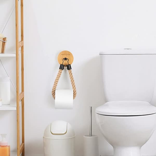 Toalettrullehållare Bambu 2-pack