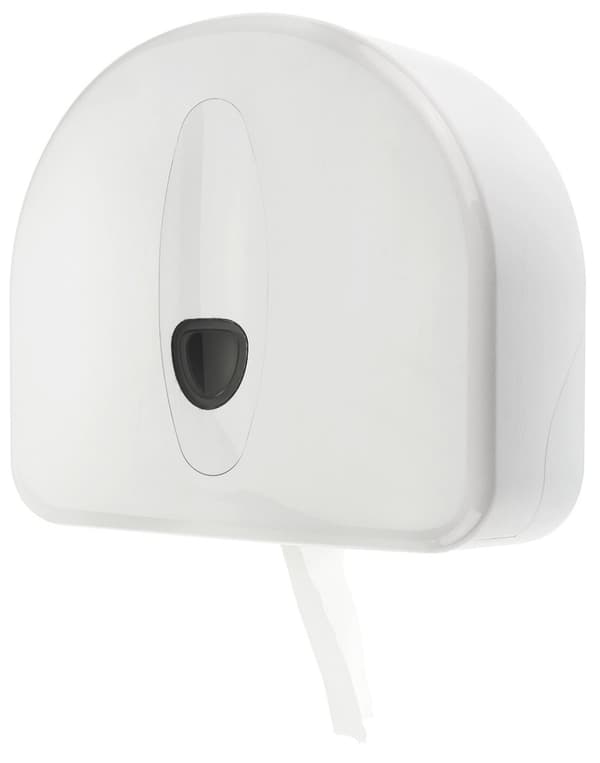 Toiletrulleholder, papirholder, toiletpapir dispenser - PQ20MiniSRJ, mini-dispenser til store ruller, funktion for resterende ruller, plast