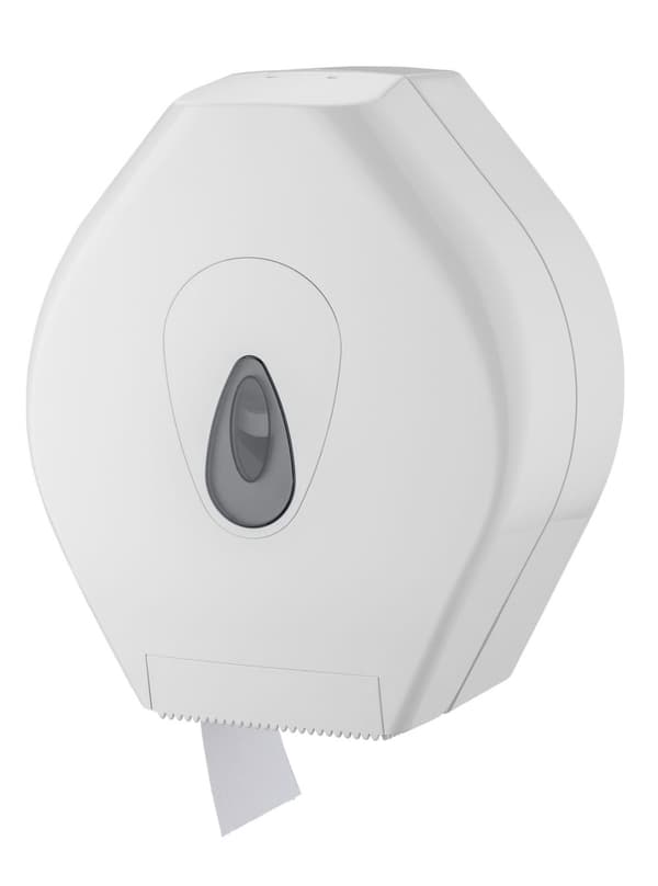 Toiletrulleholder, papirholder, toiletpapir dispenser - PQMaxiJ, stor rulle dispenser maxi, plast