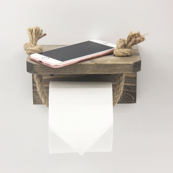 Chic Home Aaron WC-paperiteline 17x10xK10 cm, vaaleanruskea