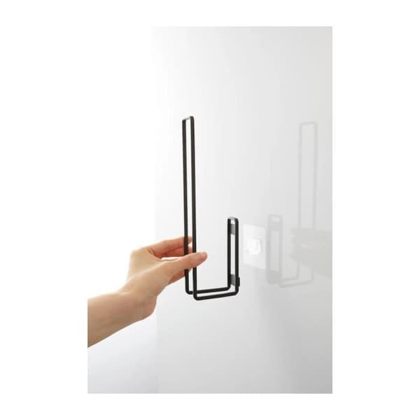 Toalettpappershållare med sugkopp - H25 cm - 12 cm