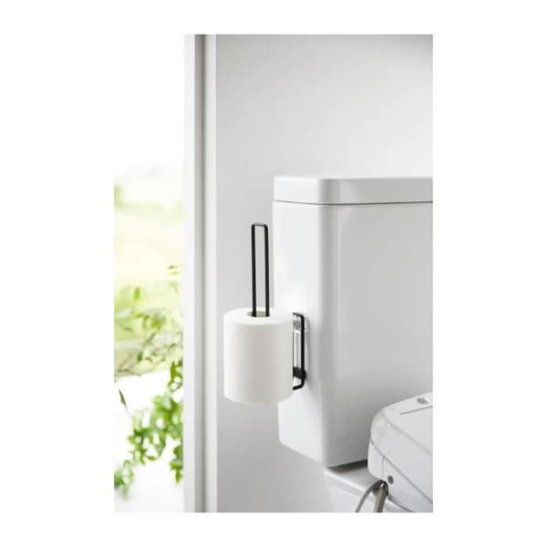 Toalettpappershållare med sugkopp - H25 cm - 12 cm