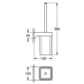 Miniatyrbild 2 av 2: Grohe - Selection Cube toalettborsthållare (40857000)