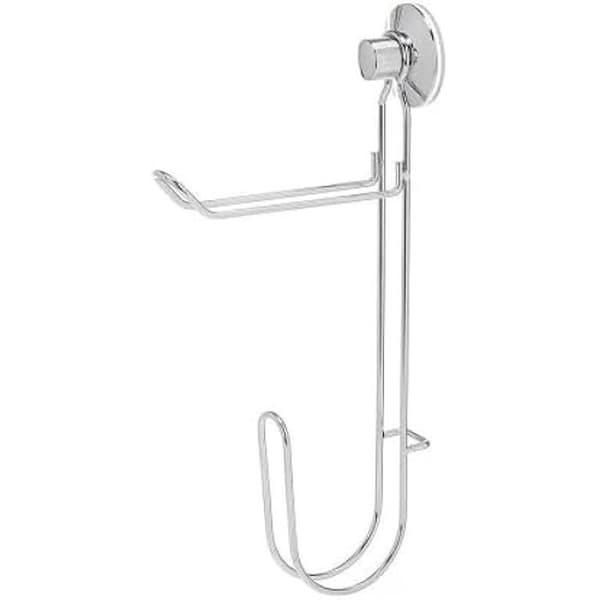 Toalettrullehållare - BERILO - Dubbel - Stål - ABS - Flerfärgad - 37,5 x 19 x 37,5 cm