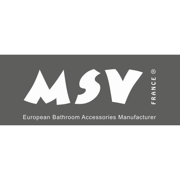 Toalettrullshållare MSV Amy - Matt kromad