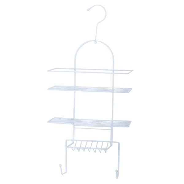 Duschkabin i stål - MSV - 53 x 25 x 10,6 cm - Vit