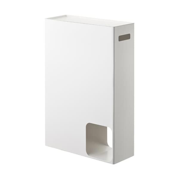 YAMAZAKI - Förvaring för toalettpapper L33 cm - PLATT - Vit