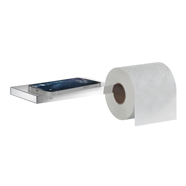 Smedbo Outline 3411 Toalettrullholder med Hylle