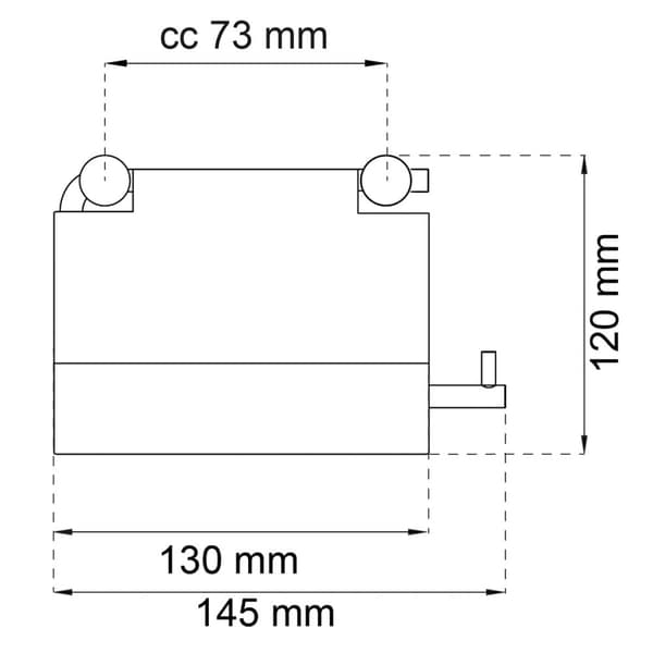 Habo 1368 Toalettpapirholder med lokk