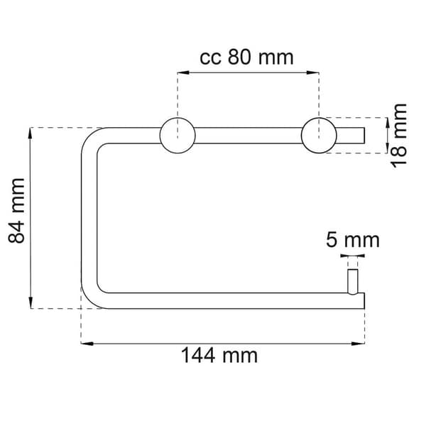 Habo 1368 Toalettpapirholder