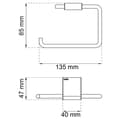 Miniatyrbilde 2 av 2: Habo Laverna Toalettpapirholder