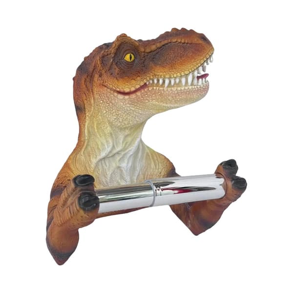 Dinosaur Toalettpapperhållare, Tecknad Design, Väggmonterad,ingen