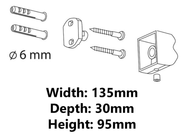 Futura papirholder, sort