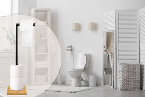 TOILETPAPIRHOLDER REA P70505 BLACK