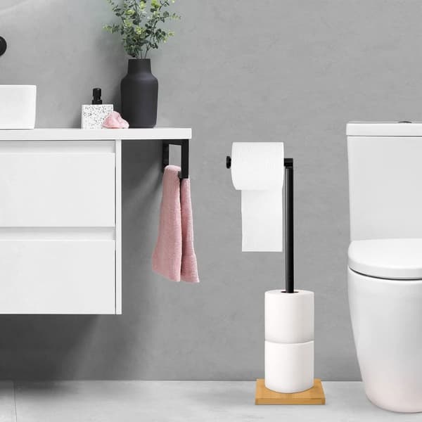 TOILETPAPIRHOLDER REA P70505 BLACK