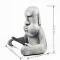 Miniatyrbild 4 av 7: TOALETTPAPPERSHÅLLARE MOAI PÅSKÖARENS GIFGURIFT GÅVA