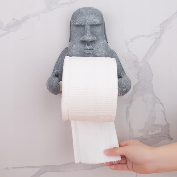 TOALETTPAPPERSHÅLLARE MOAI PÅSKÖARENS GIFGURIFT GÅVA