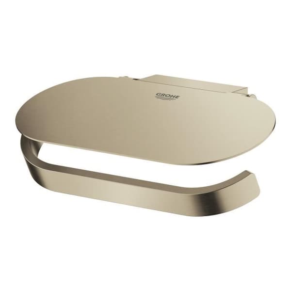 Grohe Selection väggmonterad metalltoalettpappershållare med lock, borstad nickel (41069EN0)