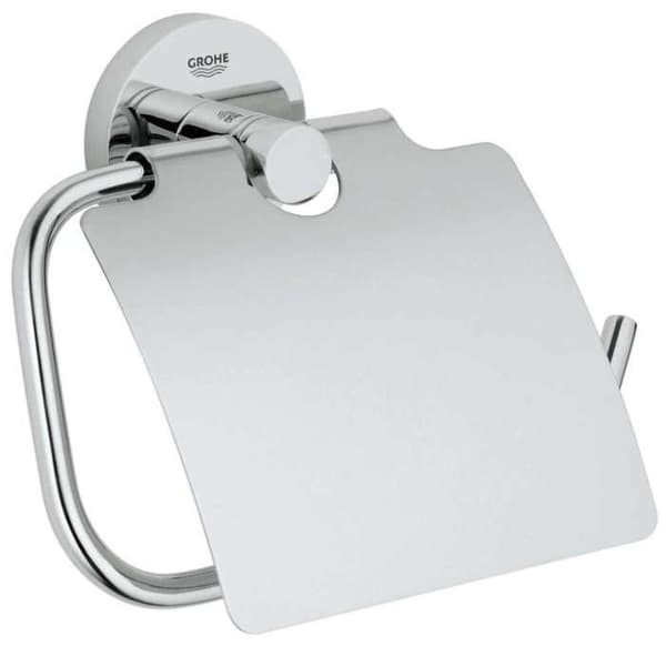GROHE Toalettpappershållare (med lock) Essentials 40367000 (tysk import)