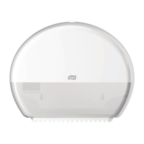 Tork Mini Jumbo toalettpappersdispenser vit