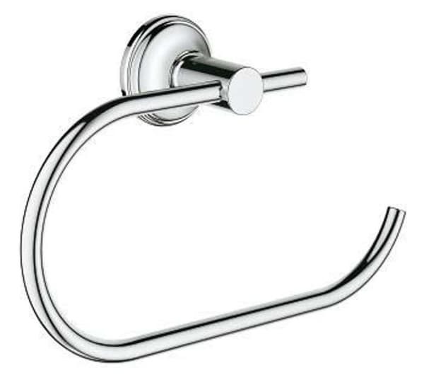 Pappersdispenser - GROHE - ESSENTIALS AUTHENTIC - Krom - Metall - Badrum