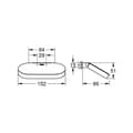 Miniatyrbild 3 av 3: Grohe Selection metallpappershållare med lock, krom (41069000)