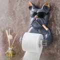 Miniatyrbillede 2 af 2: Hundetoiletpapirholder, Unik Harpiksdesign, Nem Vægmontering,grå