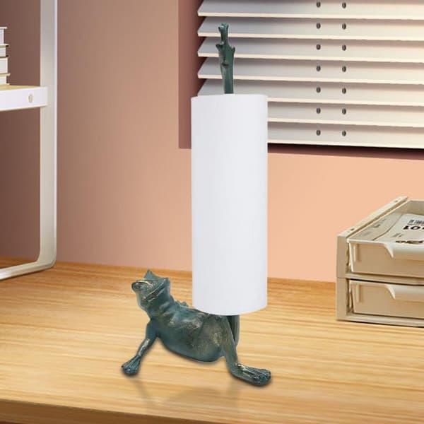 Frog Toiletpapirholder, Vintage Sødt Design, Holdbar Plastkonstruktion, Familievenlig
