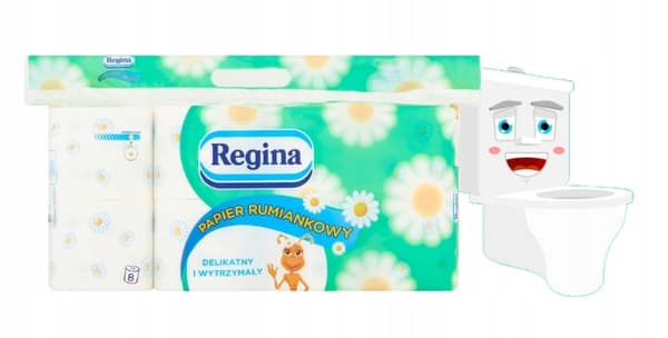 Regina Toiletpapir 3-lags 8 ruller