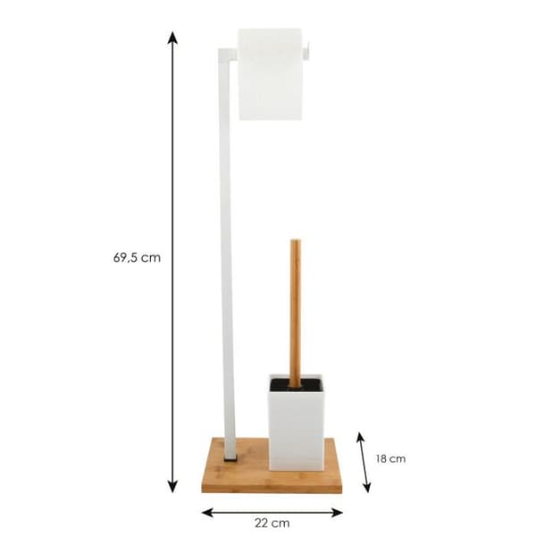 Kombinerat WC Bambou & Inox Vit MSV