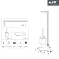 Miniatyrbild 4 av 4: Kombinerat WC Bambou &amp; Inox Vit MSV