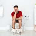 Miniatyrbild 3 av 6: Relaxdays Toalettpapperhållare självhäftande, i rostfritt stål 430, väggmontering utan borrning, distributör, stöd, matt svart